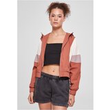 UC Ladies Ladies Short 3-Tone Crinkle Jacket terracotta/whitesand/duskrose | shoptok.hr