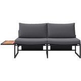  Vrtni kauč s jastukom Antracit 200,5 x 70 x 85,5 cm Čelik | Eponuda.ba