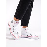 Big Star Women's high sneakers white T274026101 Cijene