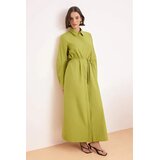 Trendyol Modest Ženska haljina Tctss26Eb00105, Zelena Cene