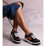 Gemre Black sneakers with eco suede insert Kollins | shoptok.hr