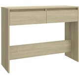  Konzolni stol boja hrasta 100 x 35 x 76,5 cm konstruirano drvo | shoptok.hr