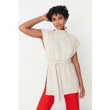 Trendyol Stone Belt Detailed Knitwear Sweater | ePonuda.com