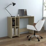  Stol za prijenosno računalo boja hrasta 102,5x35x75 cm drveni | shoptok.hr