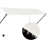  Tenda na uvlačenje s LED svjetlima 300 x 150 cm krem Cijene