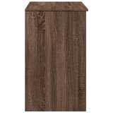 Toaletni stolić s ogledalom smeđa boja hrasta 73x46,5x120 cm | Shoptok.si