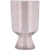 Villa Collection Svijetlo ružičasta staklena vaza (visina 24 cm) Drum – Cijene