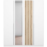 Rauch Möbel omara s klasičnimi vrati, bela, hrast artisan | Shoptok.si