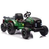  CH9959B Traktor na baterije s prikolicom tamnozelene boje 24V | shoptok.hr
