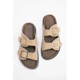 Trendyol Shoes ženske papuče Takss26Te00001, bež Cene