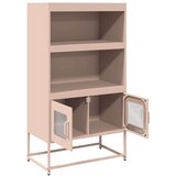 vidaXL Visoka ploča ružičasta 68x39x123 cm čelik | shoptok.hr