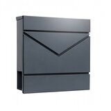 Würth Poštanski sandučić Design II s držačem za novine, 37 x 10,5 x 37 cm, antracit | shoptok.hr