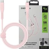 Energea FLOW USB-C KABEL ZA LIGHTNING C94 1.5M 60W 3A PD FAST CHARGE ROZA, (21980609) | Shoptok.si