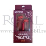  Slusalice LINKAGE "THEATRE" LKL-02 3.5mm crvena | ePonuda.com