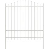  Vrtna Ograda 3 pcs Bijelo 170 x 215 cm Čelik s prahom premazan | shoptok.hr