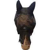 Kentucky Horsewear Klasična maska proti insektom, z ušesi in nosnimi resicami, črna - Full | Shoptok.si