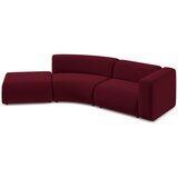 Makamii Bordo baršunasti ležaljka (s lijevim kutom) Ekahi – | shoptok.hr