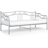  Okvir za krevet na razvlačenje sivi metalni 90 x 200 cm | Eponuda.com