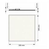 Dawn led panel HN-PL6060 40W 4000K (4000lm) backlight IP65 | ePonuda.com