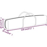  Zložljiv vrtni šotor s stranicami črn 3x3 m, (20609166) | Shoptok.si