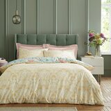 RHS Rumena/zelena bombažna posteljnina za zakonsko posteljo 200x200 cm Art Deco Hydrangea – | Shoptok.si