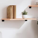 Maison Chic Stenska polica - Viseča Polica 60x30x2 cm neobdelana trdna hrastovina, (21784876) | Shoptok.si