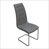  trpezarijska stolica DC865 noge hrom/tamno siva 590x430x1040 mm ( 779-074 ) Cene