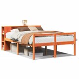  s regalom za knjige bez madraca 150x200 cm masivno drvo | shoptok.hr