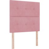Box Spring postelja z vzmetnico roza 90x200 cm žamet, (22050103) | Shoptok.si