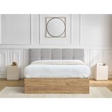 Bobochic Paris Sivi podstavljeni tapecirani/od iverice bračni krevet s prostorom za odlaganje s podnicom 180x200 cm Kumo – | shoptok.hr