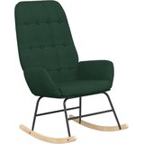  Stolica za ljuljanje s osloncem za noge od tkanine tamnozeleno | shoptok.hr