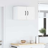 vidaXL Stenska kuhinjska omarica Visok sijaj bela 30 x 31 x 40 cm | Shoptok.si