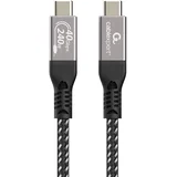 CCBP-USB4-CMCM240-0.5M Premium USB4 Type-C charging and data cable, 40 Gbps, 240 W, 0.5m