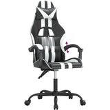 vidaXL Igraća stolica od umjetne kože crno-bijela | shoptok.hr