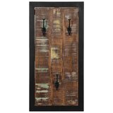 vidaXL Plaščni obešalnik Multicolor 40x2x80 cm masivni les obnovljen | Shoptok.si
