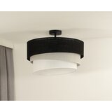  Duolla - plafonski luster TRIO 1xE27/15W/230V prečnik 45 cm crna/siva/bela | Eponuda.com