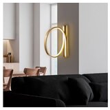 Opviq LED stenska svetilka v zlati barvi ø 30 cm Halka – | Shoptok.si