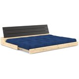 Karup Design Plava sklopiva sofa od samta 196 cm Base – | shoptok.hr
