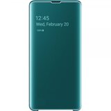 Samsung original torbica Clear View EF-ZG975CGE za Galaxy S10 Plus G975 - zelena | Shoptok.si