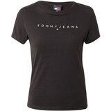Tommy Jeans Curve Majica črna / bela Cene