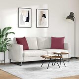  Jastučići za sofu 2 pcs Vinska crvena 45 x 45 cm tkanina | shoptok.hr