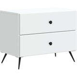 vidaXL Nočna omarica Bela 62 x 34,5 x 47,5 cm Inženirski les, (5000298639) | Shoptok.si