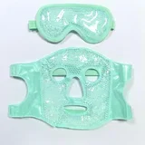 Komplet gel-kroglic obrazne in očalne maske za vroče/hlad Green, (5000369351)
