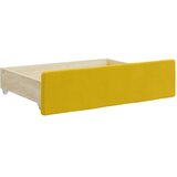  Dnevni krevet na razvlačenje s ladicama žuti 100x200 cm baršun | shoptok.hr