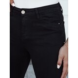 DStreet Spodnie damskie jeansowe slim fit ACORN czarne | shoptok.hr