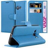 Cadorabo Ohišje, združljivo z Samsung Galaxy J1 2015 v nebesno modra - Zaščitni ovitek z magnetnim zapiranjem, stoječo funkcijo in režo za kartice, (20551057) | Shoptok.si