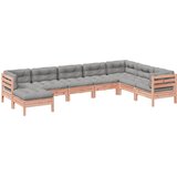  8-dijelni set vrtnih sofa s jastucima masivno drvo duglazije | Eponuda.ba