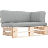 Maison Chic Vrtni kotni kavč - Zunanji kavč iz palet impregnirana borovina, (22043878) | Shoptok.si