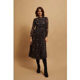 Marisse Beige Leopard Print Midi Dress | Eponuda.ba