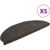  Prostirke za stepenice, samoljepljive, 5 kom. 65x21x4 cm, antracit, poluokrugle, velike | shoptok.hr